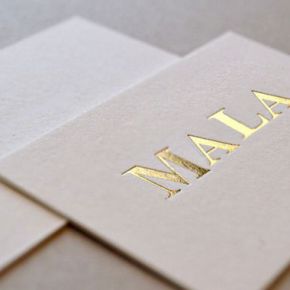 Gold Foiling Visiting cards